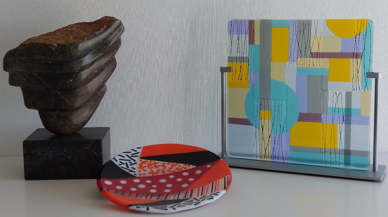 Joke Sluis in het Douanehuisje